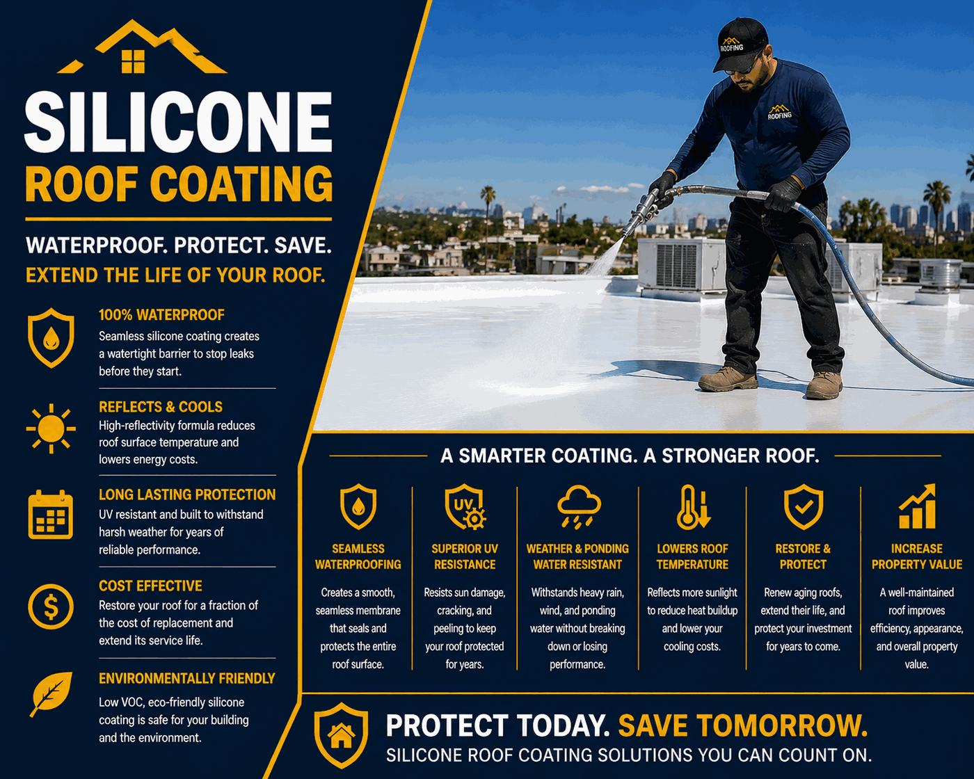 Silicone Roof Coating Pasadena roof inspection